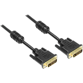 DVI-D aansluitkabel, 24+1 / 3 m, zwart