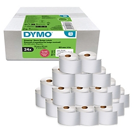 DYMO® LabelWriter™-Etiketten S0722430/99014, rechteckig, 54 x 101 mm, permanenthaftend, 24 Rollen mit jeweils 220 Etiketten, FSC®-Papier, weiß