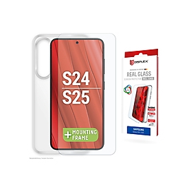 E.V.I. Displex 01908 - Samsung - Galaxy S24 - Galaxy S25 - Application à sec - Résistant à la poussière - Résistant aux impacts - Résistant aux rayures - Résistant aux chocs - Transparent - 1 pièce(s)