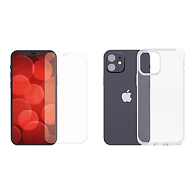 E.V.I. DISPLEX Real Glass - Schutzhülle für Mobiltelefon - mit Displayschutz - für Apple iPhone 7, 8, SE (2. Generation)