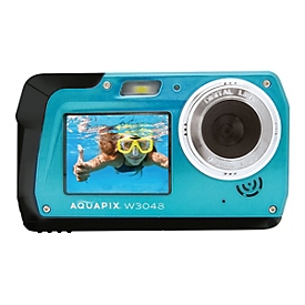 Easypix Aquapix W3048 Edge - Digitalkamera - Kompaktkamera - 13.0 MPix / 48 MP (interpoliert) - 4K / 10 BpS - Unterwasser bis zu 3 m