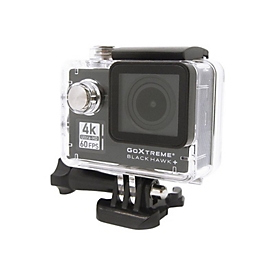 Easypix GoXtreme BlackHawk+ 4K - Action-Kamera - 4K / 60 BpS - 12.0 MPix - Wi-Fi - Unterwasser bis zu 60 m