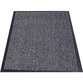 Eazycare Econ vuilvangmat, voor gebruik binnenshuis, UV-bestendig, gevlekt oppervlak, antislip vinyl drager, L 900 x B 600 mm, PP, antraciet