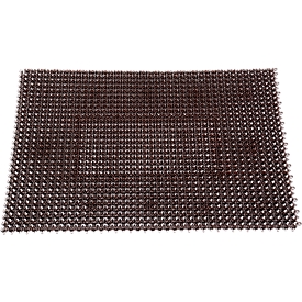 EAZYCARE TURF alfombra atrapa suciedad, de polietileno, para uso interior y exterior, 570 x 860 mm, marrón