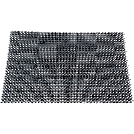 EAZYCARE TURF vuilvangmat van polyetheen, voor binnen en buiten, 570 x 860 mm, lichtgrijs