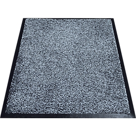 Eazycare Wash vuilvangmat, hooggetrokken nylon, 600 x 850 mm, grijs