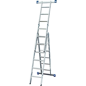 ÉCHELLE COMBINÉE ARTICULÉE,  2 x 3 + 2 x 6 BARREAUX