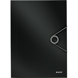 Eckspannermappe Leitz Solid, Format DIN A4, für bis zu 150 Blatt, schwarz