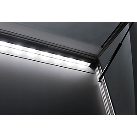 Eclairage LED pour vitrines WSM, 13 W, L 505 mm, blanc neutre, pour intérieur et extérieur