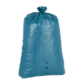Economy set 200 rubbish bags Premium, LDPE material, 100 my thickness, 120 + 240 litres