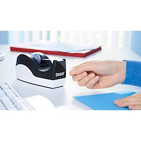 Economy set tape dispenser tesa Easy Cut® ORCA + 8 rolls of tesafilm®, for rolls up to L 33 m x W 19 mm,