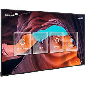 Ecran de présentation Legamaster Discover 2 DIS-5510 EU, IPS, 55 pouces, format horizontal et vertical, L 1233 x P 71,4 x H 703,5 mm, noir