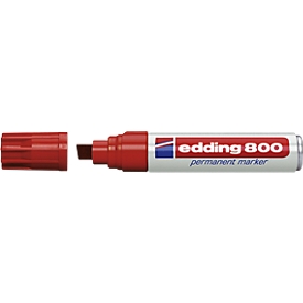 edding 800, m. Keilspitze, 4-12 mm, rot, 1 Stück