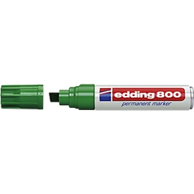edding 800, m. wigvormige punt, 4-12 mm, groen, 1 stuk
