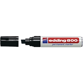 edding 800, m. wigvormige punt, 4-12 mm, zwart, 1 stuk