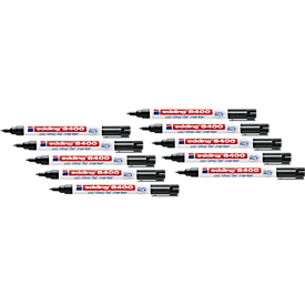 edding 8400, CD/DVD/Blu-ray disc marker, 10 stuks, zwart