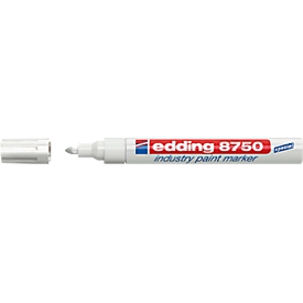 edding 8750 industry paint marker, white, 1 piece