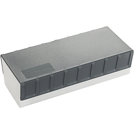 Edding e-BMA 2 whiteboard cleaner, with magnetic strips, retrofittable, L 165 x W 75 x H 47 mm, white anthracite