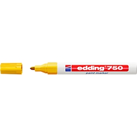 EDDING Lackmarker 750, 2-4 mm, gelb, 1 Stück