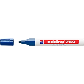 EDDING Marcador de pintura 750, 2-4 mm, azul, 1 unidad