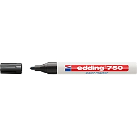 EDDING paint markers 750, 2-4 mm, zwart, 1 stuk