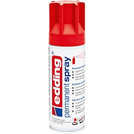 edding permanent spray 5200 premium acrylverf, 200 ml, rood mat