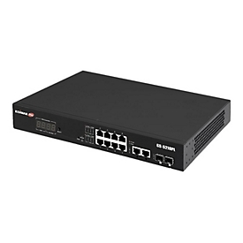 Edimax GS-5210PL - Switch - Smart - 10 x 10/100/1000 + 2 x Gigabit SFP (Uplink)