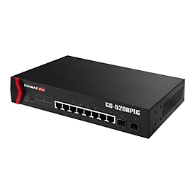 Edimax Pro GS-5208PLG V2 - Switch - 8 Anschlüsse - Smart - an Rack montierbar