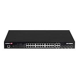 Edimax Pro IGS-5428PLC - Switch - Industrie, Überwachung, VLAN, PoE+, Web, Smart - Smart - 24 x 10/100/1000 (PoE+)
