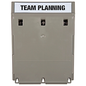 Eichner Big wall sorter, basic module, W 262 x D 115 x H 345 mm, plastic, light gray