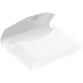 EICHNER collection box, extra wide, Plug fastener, polypropylene, 5 pieces, transparent