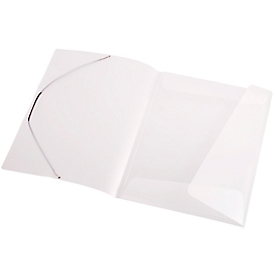 EICHNER elastomap, A4, 3 flappen, 10 stuks, transparant