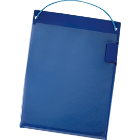 EICHNER Pochette de commande Basic, fermeture velcro, DIN A5, bleu, 10 pièces