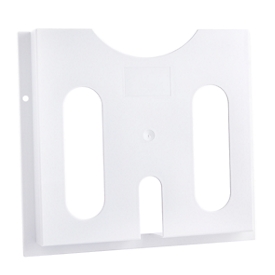 Eichner schakelbord, A4, V-opening, vuldiepte 30 mm, zelfklevend/schroefbaar, B 240 x D 30 x H 320 mm, polystyreen, RAL 7035, 25 stuks