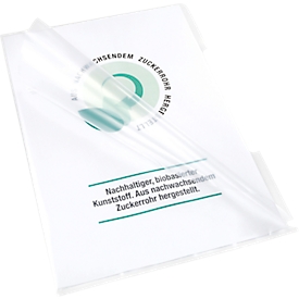 Eichner transparant deksel, DINA4, transparant, bio-based, 100 stuks