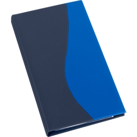 EICHNER Visitenkarten-Ringbuch Blue, für 200 Visitenkarten, 4 Ring-Mechanik, DIN A5