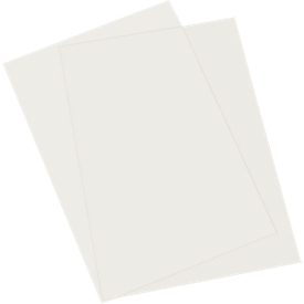 Einbanddeckel PolyClear, PP, transparent matt, DIN A4, 100 Stück