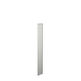 Eindwand zijkant, voor reksysteem PROGRESS 500 T, H 1900 x D 300 mm,