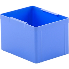 Einsatzkasten EK 112 blau 20 St SSI Schäfer Kiste Kasten Einteilung 174x137x110 