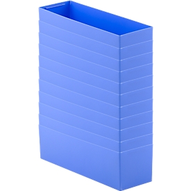 Einsatzkasten EK 6022 L, PP, blau, 10 Stück