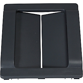 Einwurf-Öffnung Probbax, für Wertstoffsammler Serie MixMatch mit Volumen 60 und 80 l, klappbar, L 282,5 x B 230 x H 380 mm, Polypropylen, grau