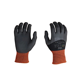 Elastaan gebreide handschoen Oilatex, met 3/4-nitrilcoating, vloeistofdicht, 12 paar, m. M