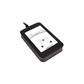 Elatec TWN4 MultiTech 2 LF HF - Option P - NFC-Lesegerät / RFID-Lesegerät / Schreibgerät - USB - 125 KHz / 13.56 MHz - Schwarz
