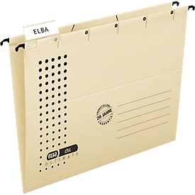 ELBA chic® ULTIMATE hangmappen, voor formaten tot A4, open aan zijkant, chamoisgeel