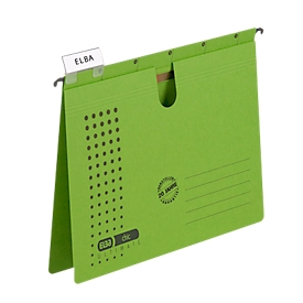 ELBA chic® ULTIMATE, Hangsnelhechters, A4, groen, 25 stuks