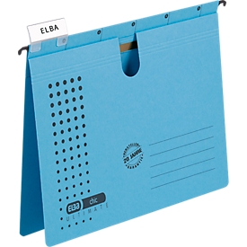 ELBA chic® ULTIMATE suspension file DIN A4, blue, 25 pieces