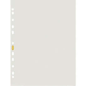 Elba folderhoezen, voor DIN A4, gerecycled polyetheen, 80µm, generfd, transparant, 100 stuks