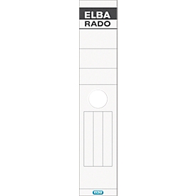 ELBA Rückenschilder für Hängeordner, Rückenbreite 50 mm, selbstklebend, 10 Stück