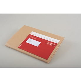 ELCO Quick Vitro Dokumententasche C5 Papier, Fenster links, 2-fach Haftklebeverschluss, perforiert, Aufdruck „Dokumente“, 250er Karton