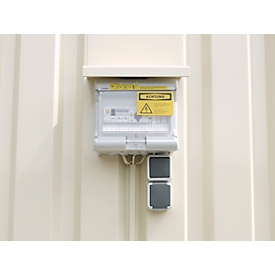 Elektro-installatiepakket (WKG 1-3), voor enkele container